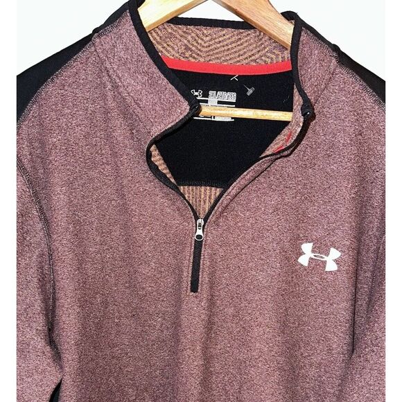 Under Armour 1/4 Quarter Zip Sweatshirt Mens Cold Gear Loose Fit Golf Sz 2XL-XXL - Picture 1 of 7